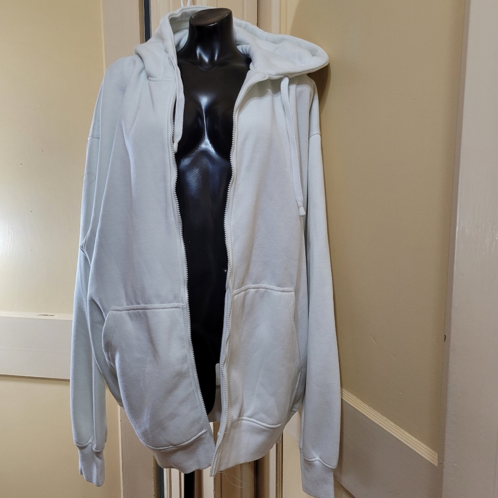 Regal Wear White Men's Size  3XL Full Zipppered Hoodie